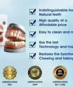 HZA™ – Advanced Customized Full Denture Set