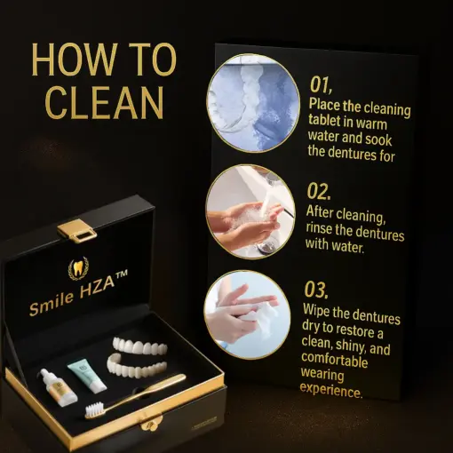 HZA™ Smart Thermo-Forming Cosmetic Teeth