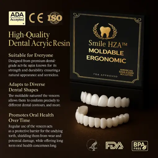HZA™ Smart Thermo-Forming Cosmetic Teeth